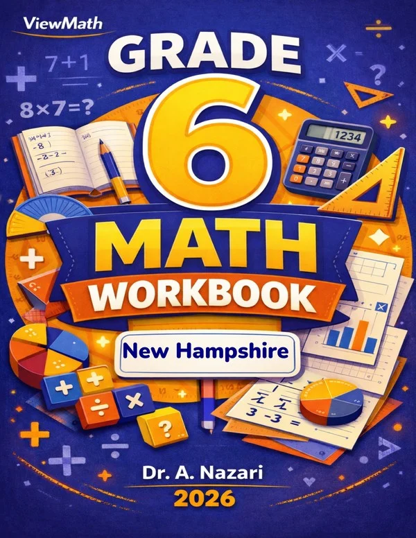 New Hampshire NH SAS Grade 6 Math Workbook