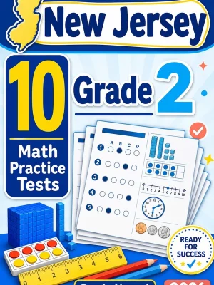 10 Full-Length New Jersey Grade 2 Math Practice Tests