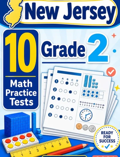 10 Full-Length New Jersey Grade 2 Math Practice Tests
