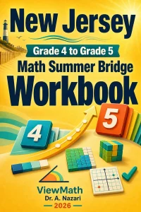 New Jersey NJSLA Grade 4 Math Summer Bridge Workbook