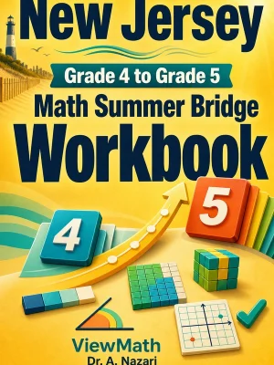 New Jersey NJSLA Grade 4 Math Summer Bridge Workbook