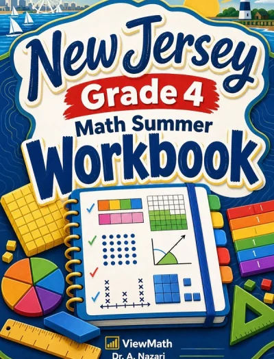 New Jersey NJSLA Grade 4 Math Summer Review Workbook