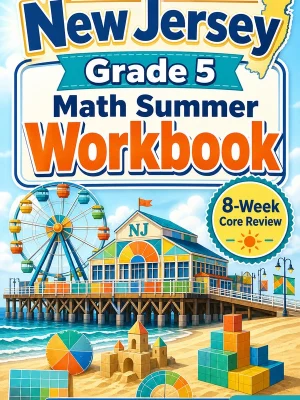 New Jersey NJSLA Grade 5 Math Summer Review Workbook