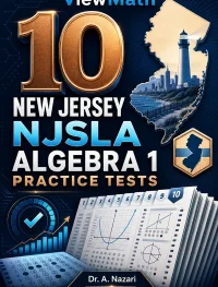 10 New Jersey NJSLA Algebra 1 Math Practice Tests