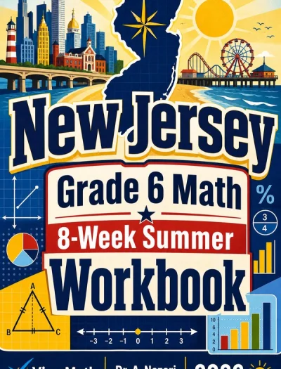 New Jersey NJSLA Grade 6 Math Summer Review Workbook