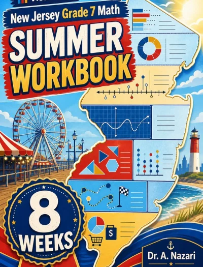 New Jersey NJSLA Grade 7 Math Summer Review Workbook