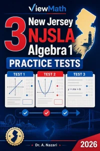 3 New Jersey NJSLA Algebra 1 Math Practice Tests