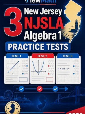 3 New Jersey NJSLA Algebra 1 Practice Tests