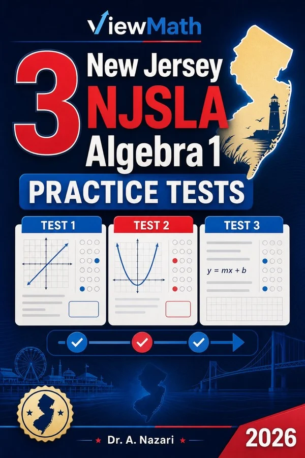 3 New Jersey NJSLA Algebra 1 Practice Tests