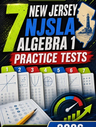 7 New Jersey NJSLA Algebra 1 Math Practice Tests