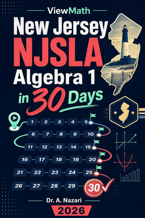 New Jersey NJSLA Algebra 1 in 30 Days