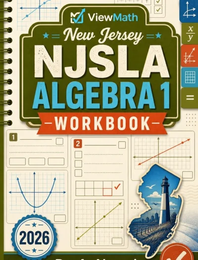 New Jersey NJSLA Algebra 1 Math Workbook