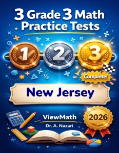 3 New Jersey NJSLA Grade 3 Math Practice Tests