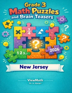 New Jersey NJSLA Grade 3 Math Puzzles and Brain Teasers