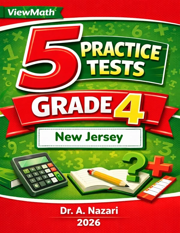 5 Full-Length New Jersey NJSLA Grade 4 Math Practice Tests