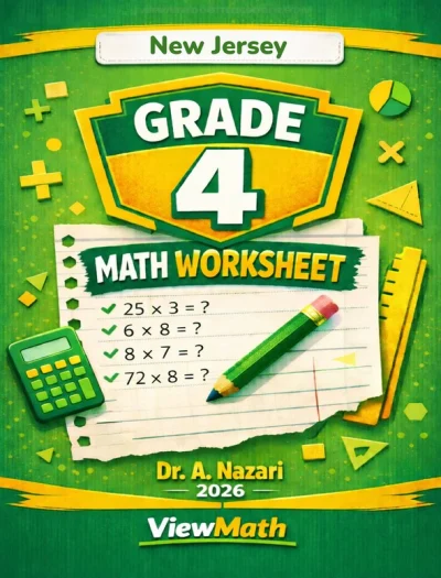 New Jersey NJSLA Grade 4 Math Worksheets