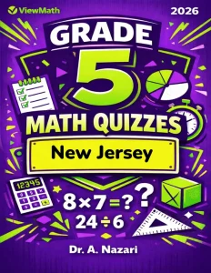New Jersey NJSLA Grade 5 Math Quizzes
