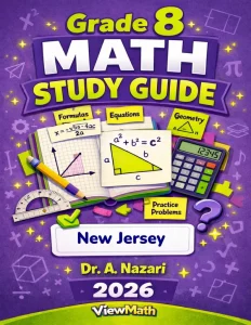 New Jersey NJSLA Grade 8 Math Made Easy