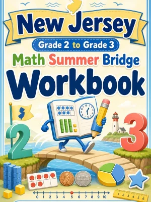 New Jersey Grade 2 to Grade 3 Math Summer Bridge Workbook