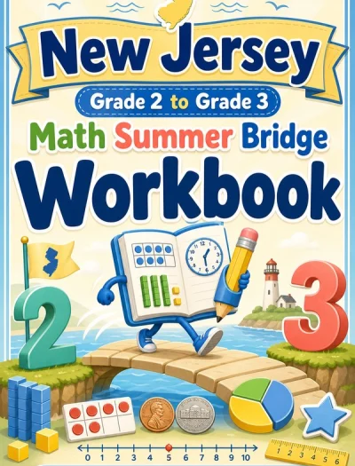 New Jersey Grade 2 to Grade 3 Math Summer Bridge Workbook
