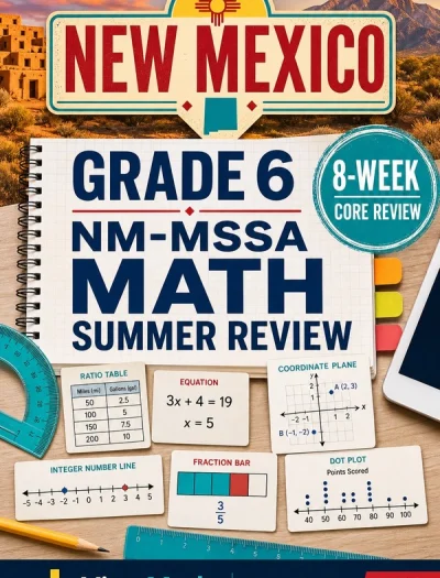 New Mexico NM-MSSA Grade 6 Math Summer Review
