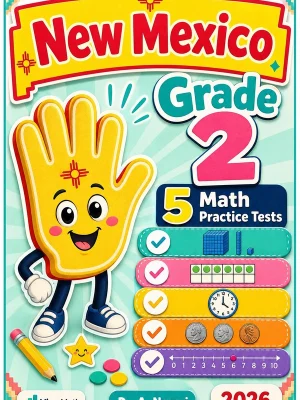 5 Full-Length New Mexico Grade 2 Math Practice Tests