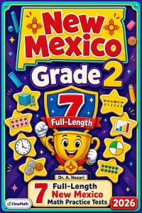 7 Full-Length New Mexico Grade 2 Math Practice Tests