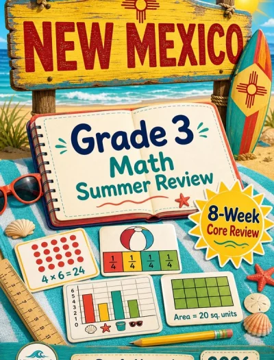 New Mexico NM-MSSA Grade 3 Math Summer Review