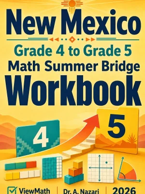 New Mexico NM-MSSA Grade 4 Math Summer Bridge Workbook