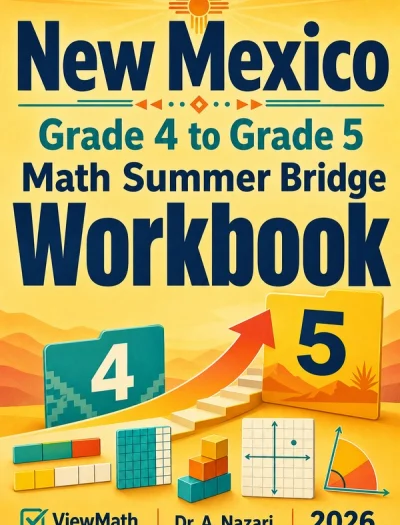New Mexico NM-MSSA Grade 4 Math Summer Bridge Workbook