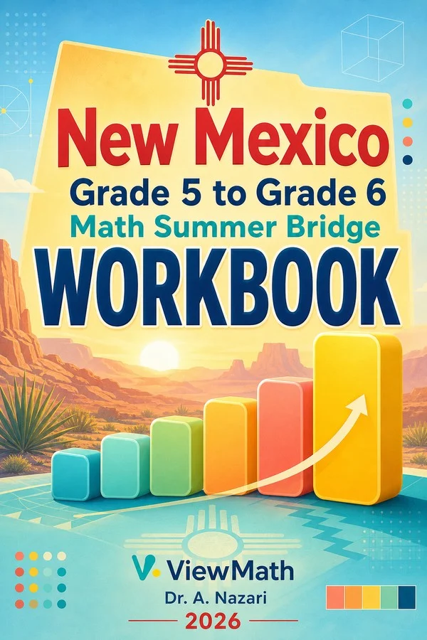 New Mexico NM-MSSA Grade 5 Math Summer Bridge Workbook