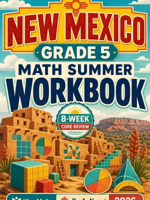 New Mexico NM-MSSA Grade 5 Math Summer Review Workbook