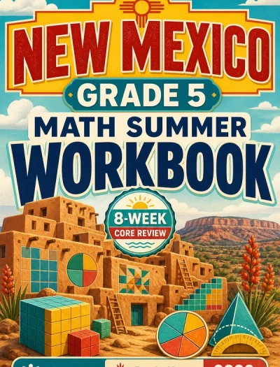 New Mexico NM-MSSA Grade 5 Math Summer Review Workbook