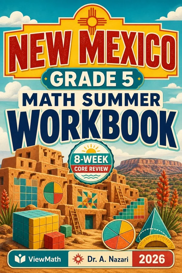 New Mexico NM-MSSA Grade 5 Math Summer Review Workbook