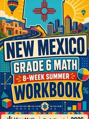 New Mexico NM-MSSA Grade 6 Math Summer Review Workbook