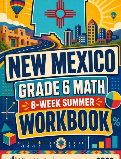 New Mexico NM-MSSA Grade 6 Math Summer Review Workbook