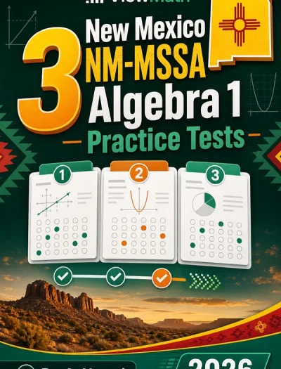 3 New Mexico NM-MSSA Algebra 1 Math Practice Tests