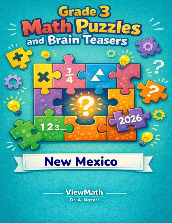 New Mexico NM-MSSA Grade 3 Math Puzzles and Brain Teasers