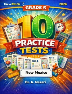 10 New Mexico NM-MSSA Grade 5 Math Practice Tests