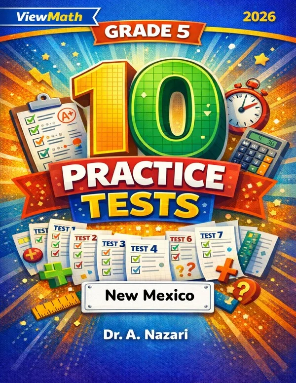 10 New Mexico NM-MSSA Grade 5 Math Practice Tests