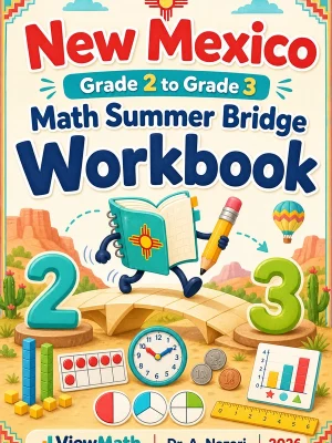 New Mexico Grade 2 to Grade 3 Math Summer Bridge Workbook