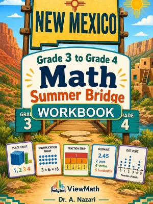 New Mexico NM-MSSA Grade 3 Math Summer Bridge Workbook