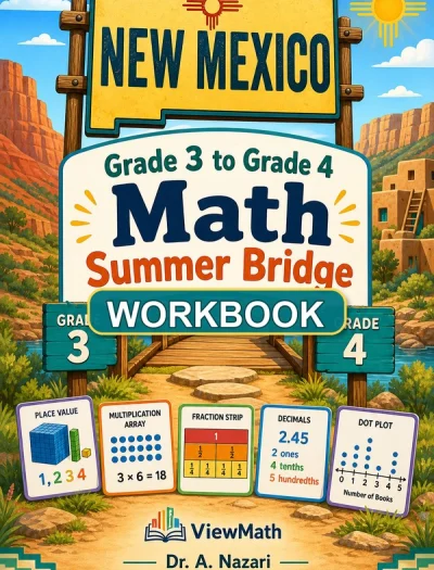 New Mexico NM-MSSA Grade 3 Math Summer Bridge Workbook