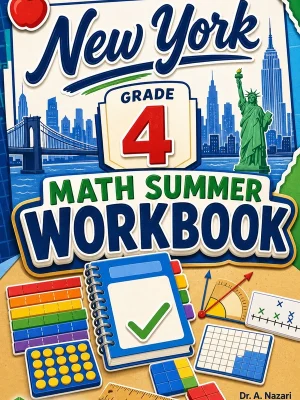 New York NYS Math Test Grade 4 Math Summer Review Workbook