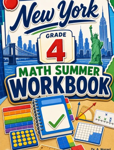 New York NYS Math Test Grade 4 Math Summer Review Workbook