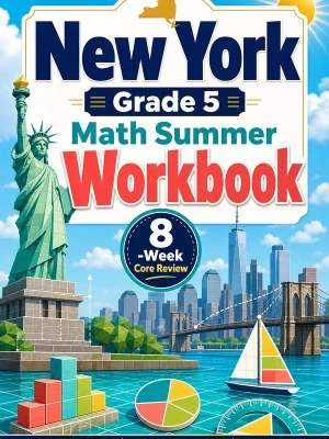 New York NYS Math Test Grade 5 Math Summer Review Workbook