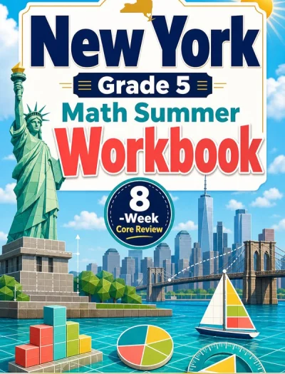 New York NYS Math Test Grade 5 Math Summer Review Workbook