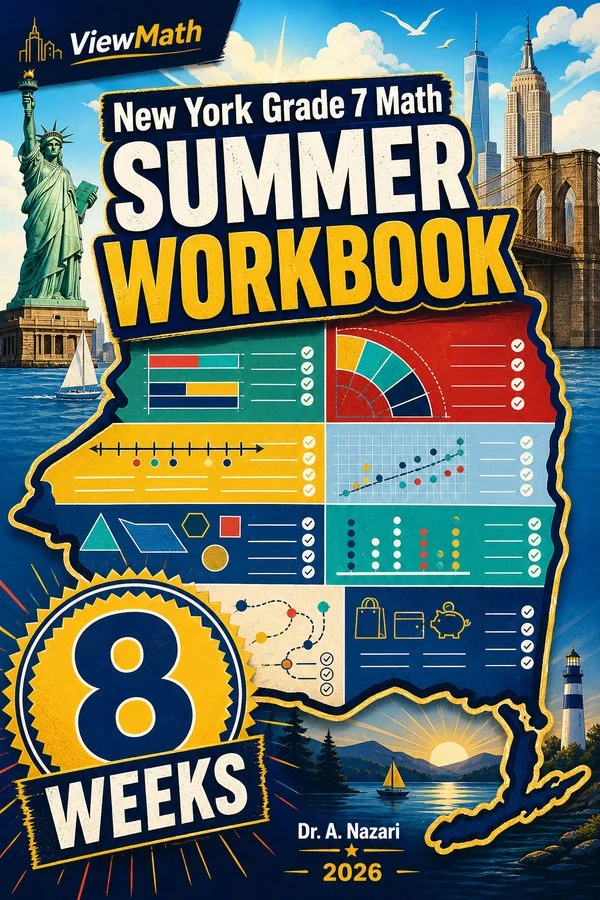 New York NYS Math Test Grade 7 Math Summer Review Workbook