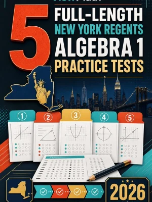 5 Full-Length New York Regents Algebra 1 Practice Tests
