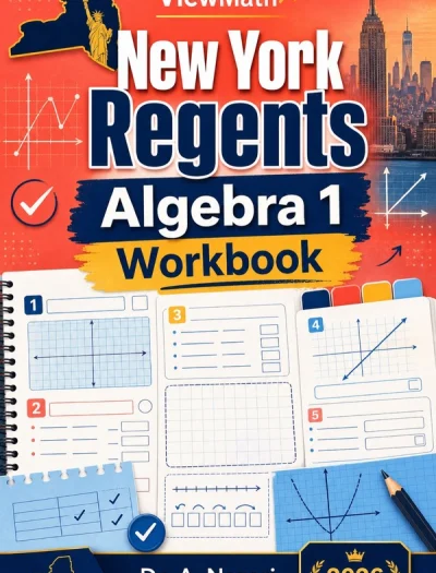 New York Regents Algebra 1 Math Workbook